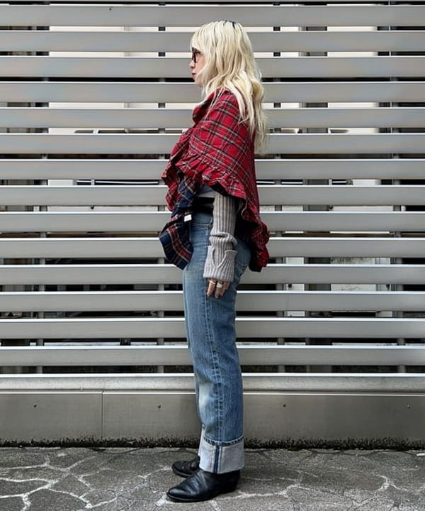 ナツハさんの「BEAMS WOMEN｜ボーイ ベーシック Tシャツ」を使ったコーディネート