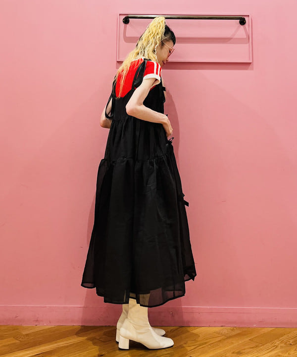 ひるてぃさんの「BEAMS WOMEN｜【別注】sister jane / Bow Ruffle Onepiece」を使ったコーディネート