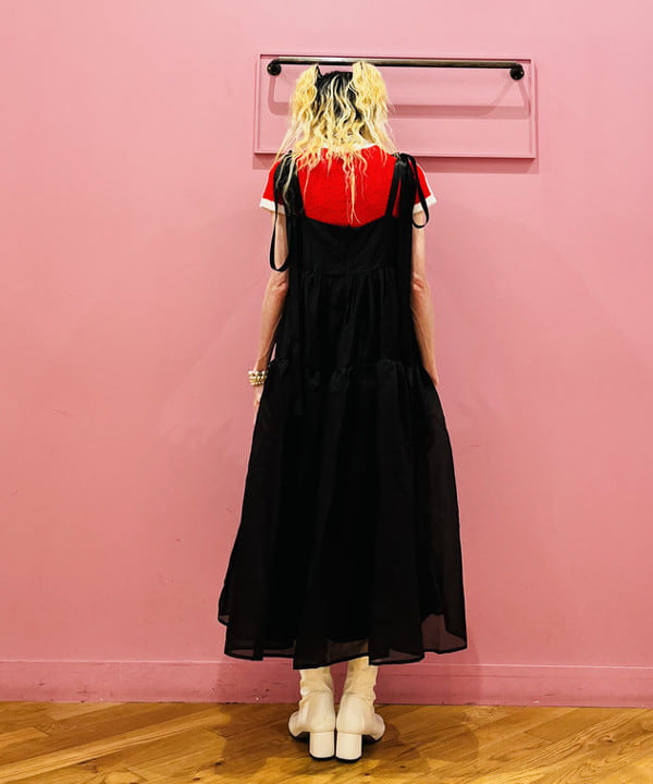 ひるてぃさんの「BEAMS WOMEN｜【別注】sister jane / Bow Ruffle Onepiece」を使ったコーディネート