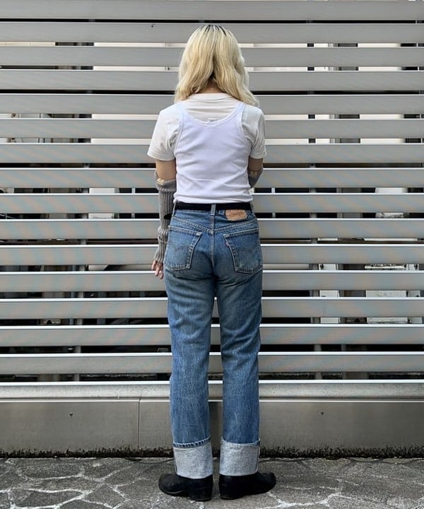 ナツハさんの「BEAMS WOMEN｜ボーイ ベーシック Tシャツ」を使ったコーディネート