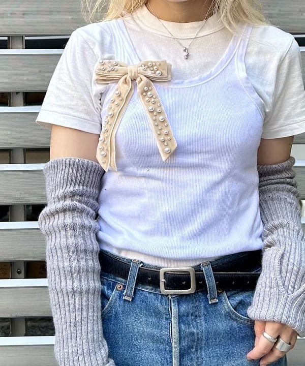 ナツハさんの「BEAMS WOMEN｜ボーイ ベーシック Tシャツ」を使ったコーディネート