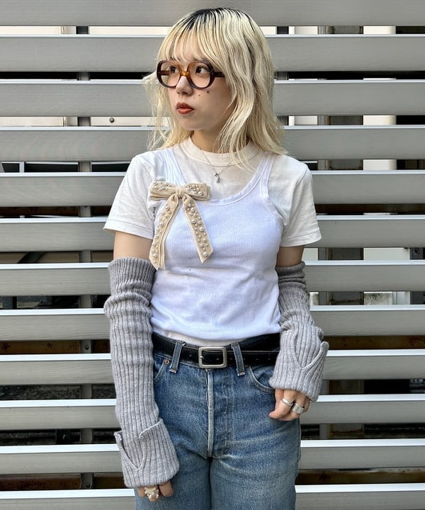 ナツハさんの「BEAMS WOMEN｜ボーイ ベーシック Tシャツ」を使ったコーディネート