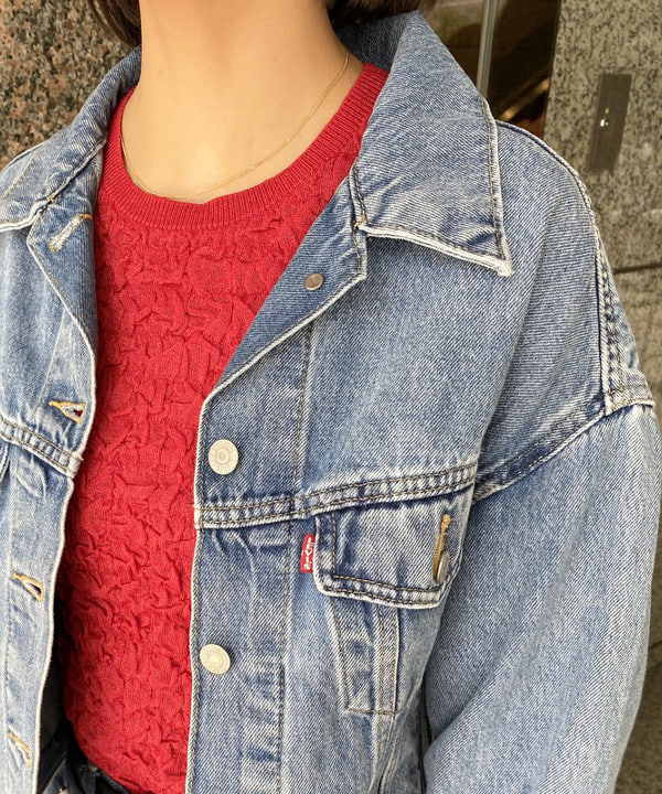 吉田 花さんの「BEAMS WOMEN｜LEVI’S(R) / SHRUNKEN 90S TRUCKER」を使ったコーディネート