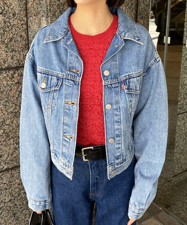 吉田 花さんの「BEAMS WOMEN｜LEVI’S(R) / SHRUNKEN 90S TRUCKER」を使ったコーディネート