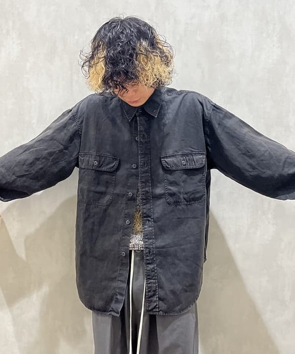 菊田 悠さんの「BEAMS WOMEN｜2プリーツ ワイド スラックス」を使ったコーディネート
