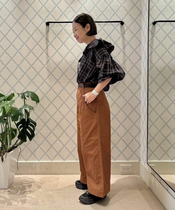 つぼさんの「BEAMS WOMEN｜Dickies / 別注 ダック ワイド パンツ」を使ったコーディネート