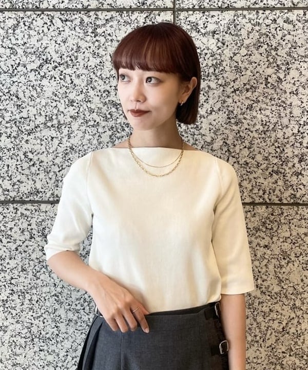 多田 日奈子さんの「BEAMS WOMEN｜【別注】O’NEIL OF DUBLIN / ウール イージー レギュラー キルトスカート」を使ったコーディネート