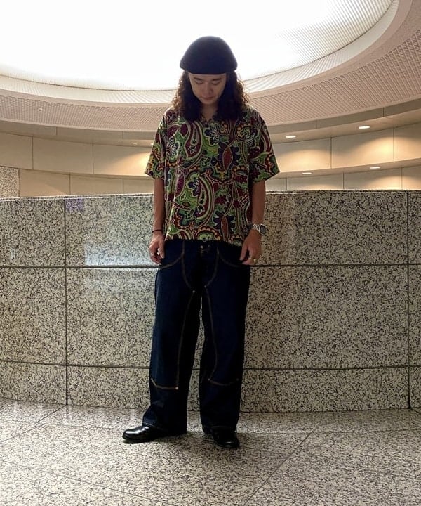りくっしーさんの「BEAMS WOMEN｜BEAMS / リネン ベレー▲」を使ったコーディネート