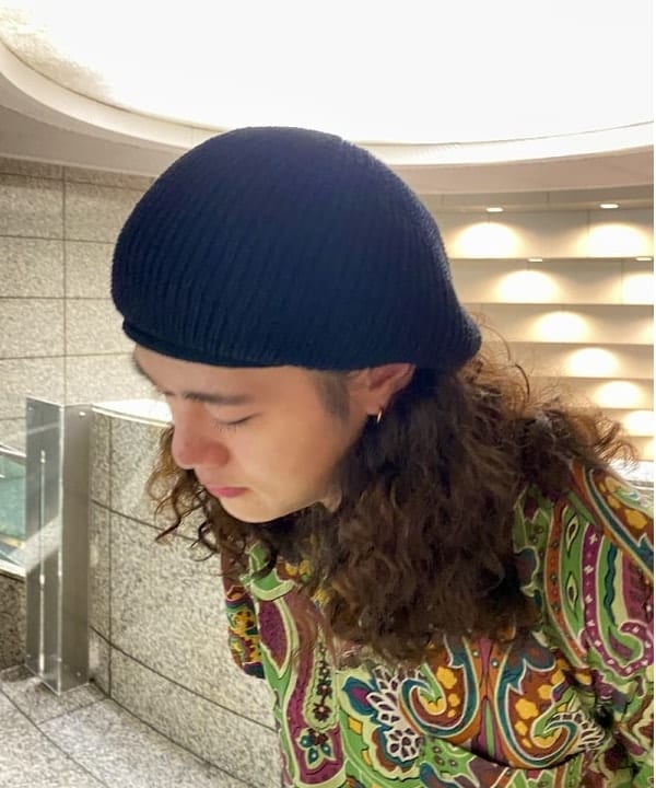りくっしーさんの「BEAMS WOMEN｜BEAMS / リネン ベレー▲」を使ったコーディネート