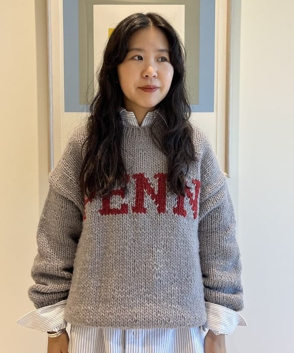 ミナミマリコさんの「BEAMS WOMEN｜ヘム アレンジ スウェット パンツ」を使ったコーディネート