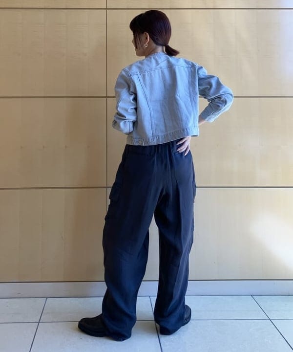 SAKAIさんの「BEAMS WOMEN｜丸胴 テレコ Tシャツ」を使ったコーディネート