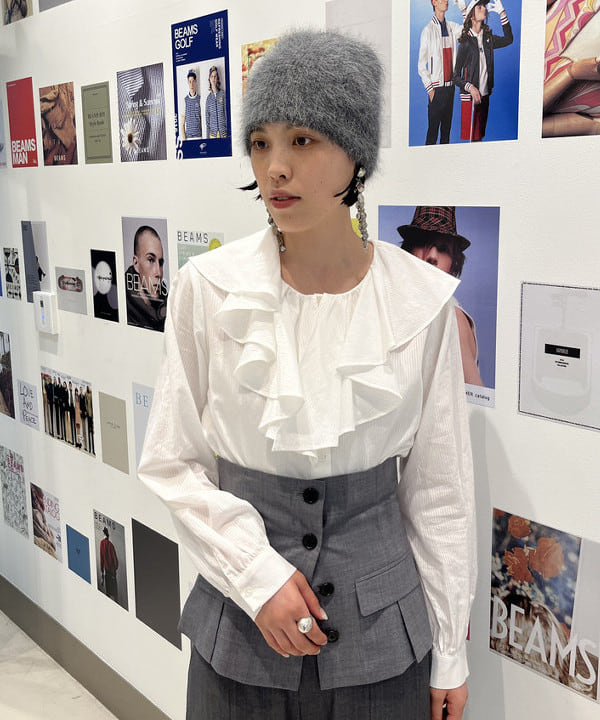 神坂 莉子さんの「BEAMS WOMEN｜ワイド ベルト ビスチェ」を使ったコーディネート