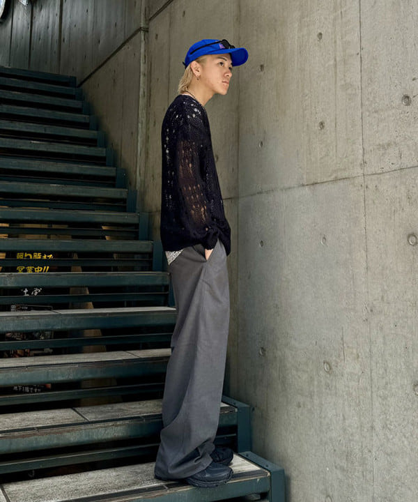 Ryohei Takataさんの「BEAMS WOMEN｜2プリーツ ワイド スラックス」を使ったコーディネート