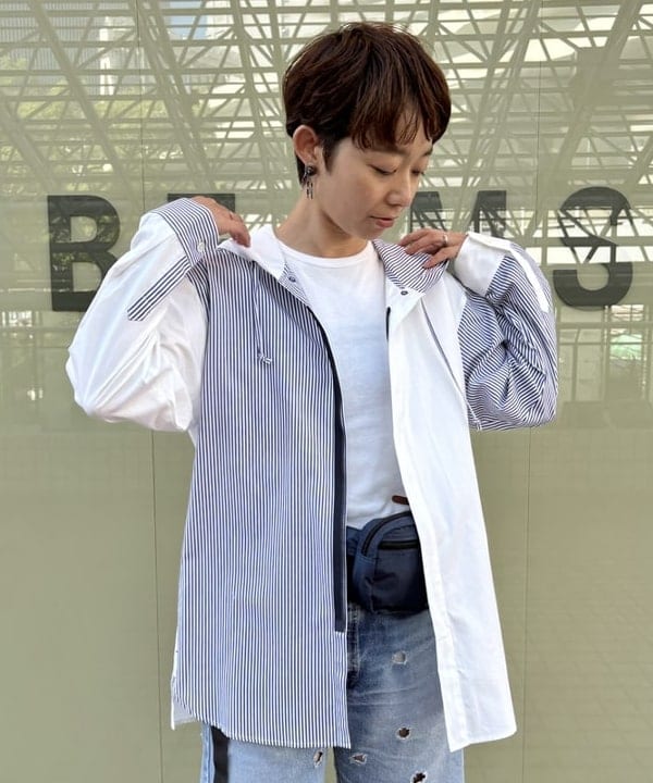 矢野(青木)優香さんの「BEAMS WOMEN｜GREGORY / 別注 VINTAGE HIP MATE NAVY」を使ったコーディネート