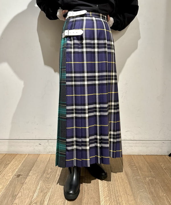 早川 萌子さんの「BEAMS WOMEN｜O’NEIL OF DUBLIN / 別注 ウール クレイジー マキシスカート」を使ったコーディネート