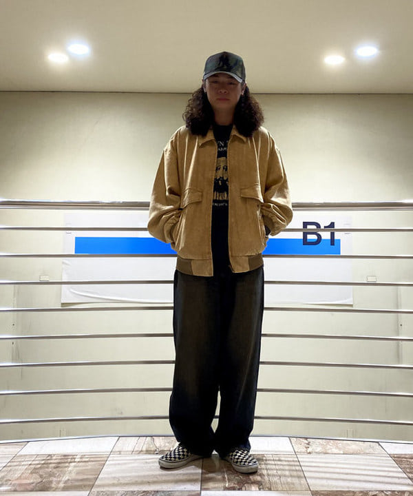 りくっしーさんの「BEAMS WOMEN｜フェード ワーク ブルゾン」を使ったコーディネート