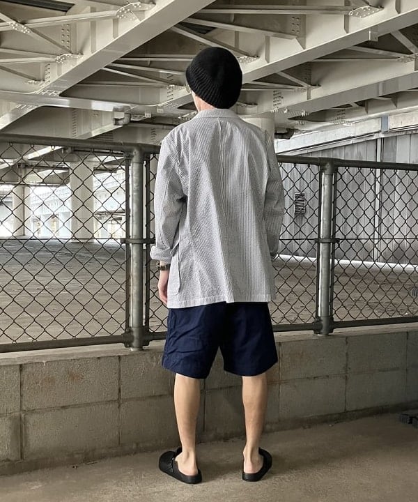 ホサカさんの「BEAMS WOMEN｜3B Shirt Jacket COOLMAX(R) Seersucker」を使ったコーディネート