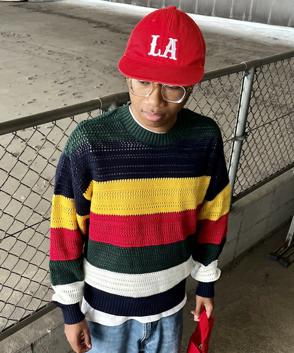 NADEL ナデールさんの「BEAMS WOMEN｜B.MULTI_MESH_BDR」を使ったコーディネート