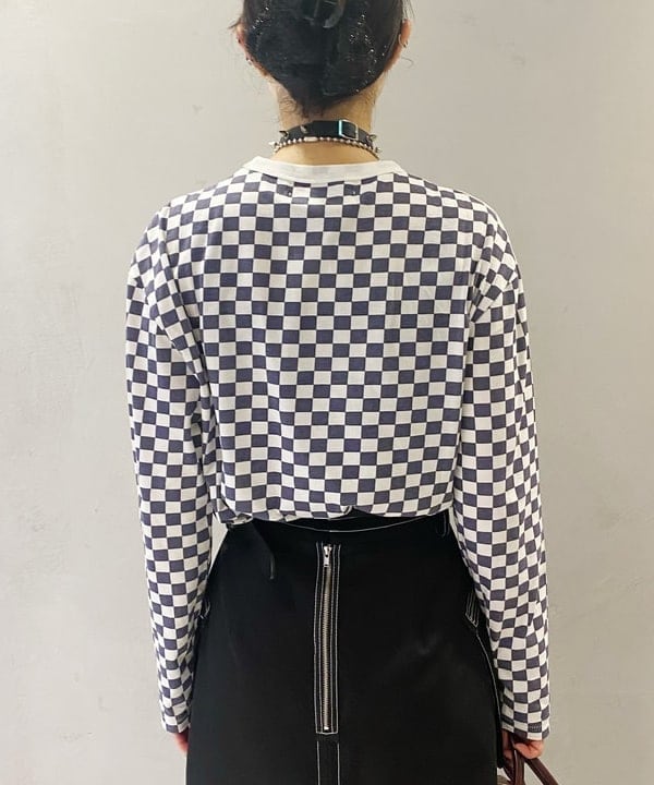 りかちょび/岸本梨佳さんの「BEAMS WOMEN｜シルバー バックル ベルト」を使ったコーディネート