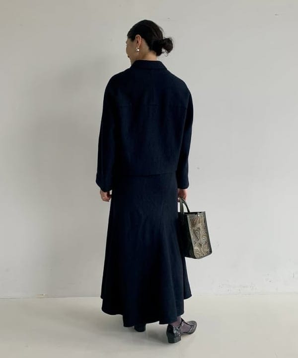 松元 晴佳さんの「BEAMS WOMEN｜AK+1 / ウール ボタニー ブルゾン」を使ったコーディネート