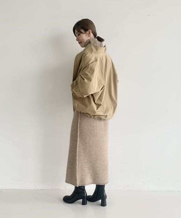 AONO SHIKAMAさんの「BEAMS WOMEN｜LEE × Demi-Luxe BEAMS / オーバースタンドブルゾン.M」を使ったコーディネート