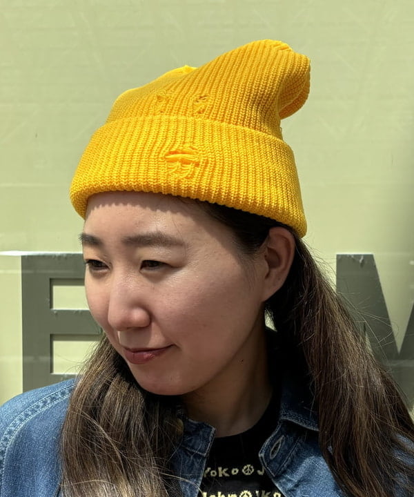 サイトウ　トモミさんの「【別注】DECHO / ダメージ キャップ」を使ったコーディネート