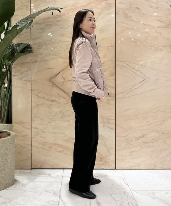 関 桂子さんの「BEAMS WOMEN｜スタイリスト佐藤佳菜子 × SLOANE × Demi-Luxe BEAMS / 別注 リブTシャツ」を使ったコーディネート