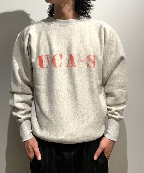 佐藤 大斗さんの「BEAMS WOMEN｜Champion / ロゴ リバースウィーブ(R) クルーネック スウェットシャツ」を使ったコーディネート