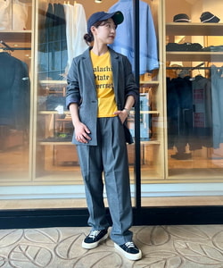 BEAMS HEART（ビームス ハート）千鳥柄 テーパードパンツ（S～M