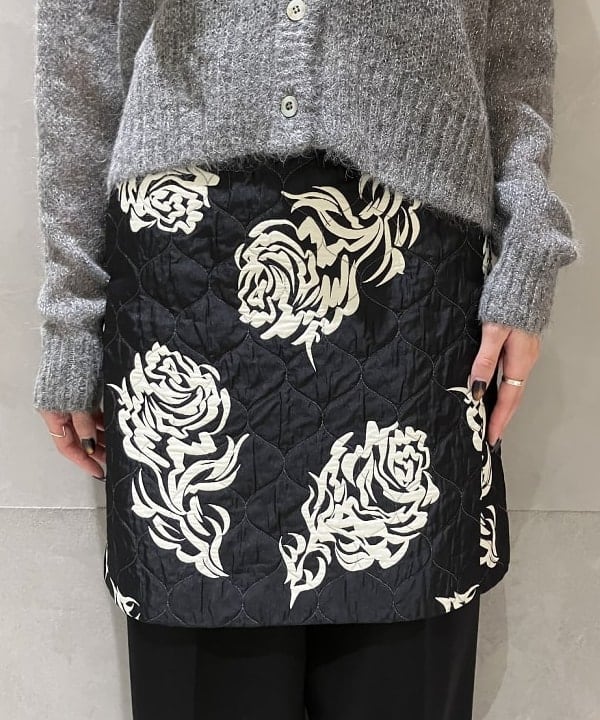 nodokaさんの「BEAMS WOMEN｜キルトジャカード ミニスカート」を使ったコーディネート