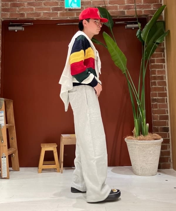 ディクソン 太陽さんの「BEAMS WOMEN｜BMSトラッカー キャップ」を使ったコーディネート
