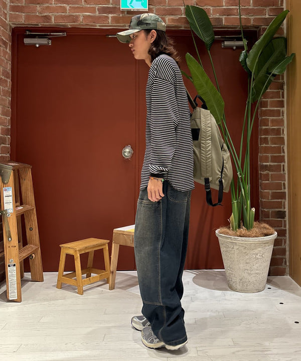 Rintaroさんの「BEAMS WOMEN｜ルーズ クルーネック サーマル」を使ったコーディネート