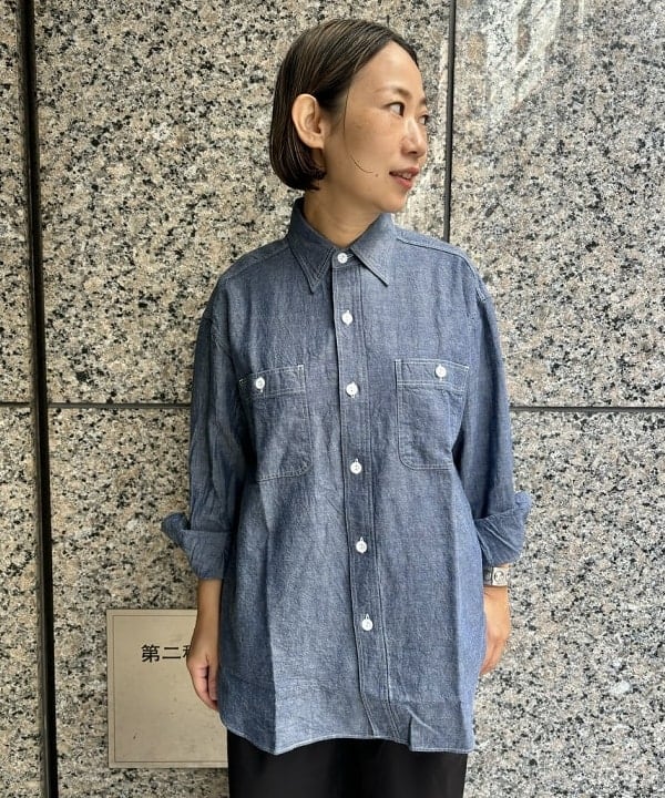つぼさんの「BEAMS WOMEN｜Gramicci × BEAMS BOY / 別注 2プリーツ ワイド スラックス」を使ったコーディネート