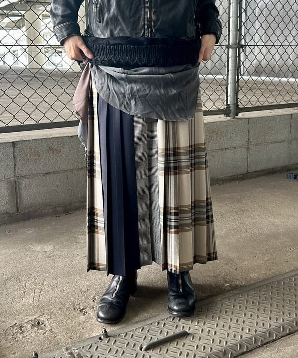 翔さんの「BEAMS WOMEN｜ユーズド加工 レザージップブルゾン」を使ったコーディネート