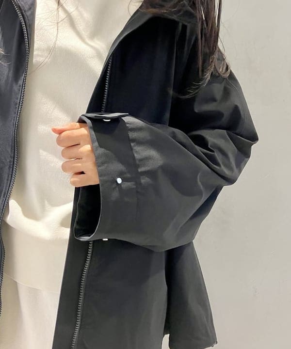五十峯 さよさんの「BEAMS WOMEN｜LEE × Demi-Luxe BEAMS / オーバースタンドブルゾン.M」を使ったコーディネート