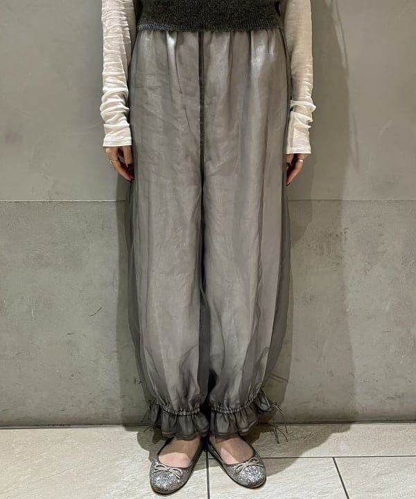 nodokaさんの「BEAMS WOMEN｜シアーコットン ロングスリーブ Tシャツ」を使ったコーディネート