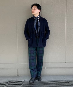 BEAMS F（ビームスF）シルク ドット スカーフ（ファッション雑貨