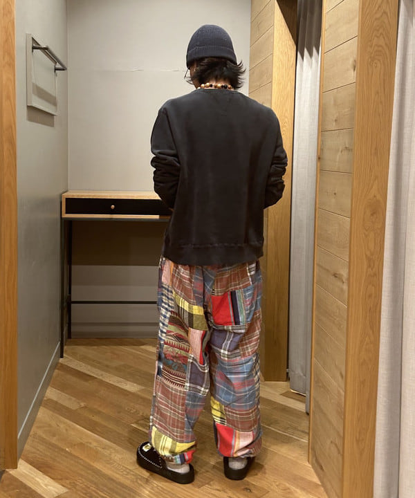 shimaさんの「BEAMS WOMEN｜インディアン フランネル パッチワーク ミリタリー イージー パンツ」を使ったコーディネート