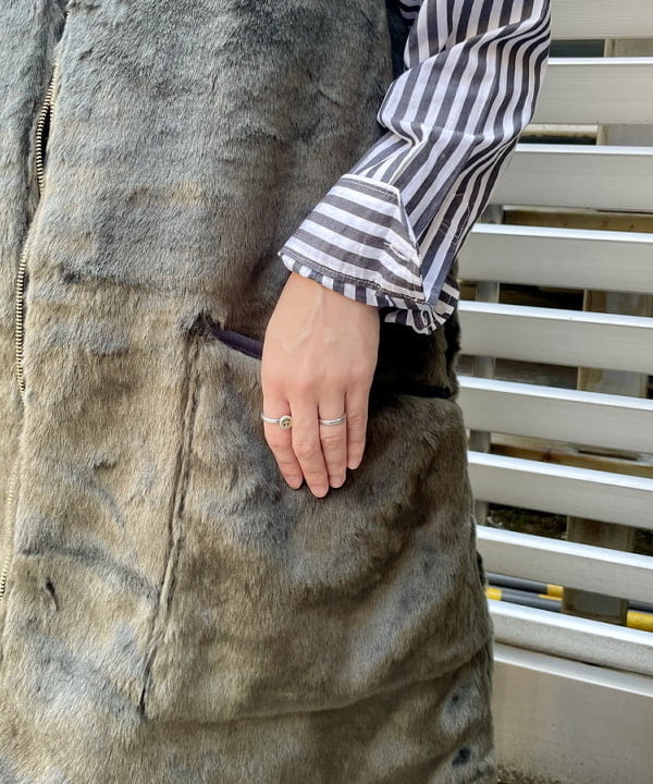 コウリキ　マミさんの「BEAMS WOMEN｜Barbour / 別注 Liner Vest 24FW」を使ったコーディネート