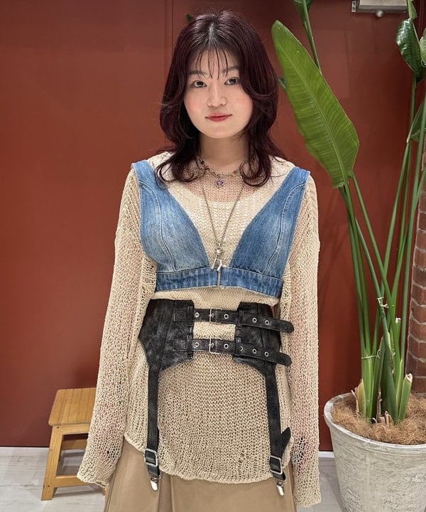 竹村 澄玲さんの「BEAMS WOMEN｜ガーター ベルト」を使ったコーディネート