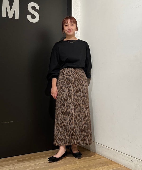 Ito_ririkaさんの「BEAMS WOMEN｜TICCA / レオパード シャギースカート」を使ったコーディネート