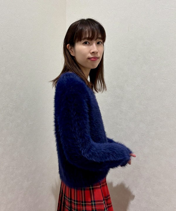 はやしあかねさんの「BEAMS WOMEN｜チェック 切り替え キルト スカート」を使ったコーディネート