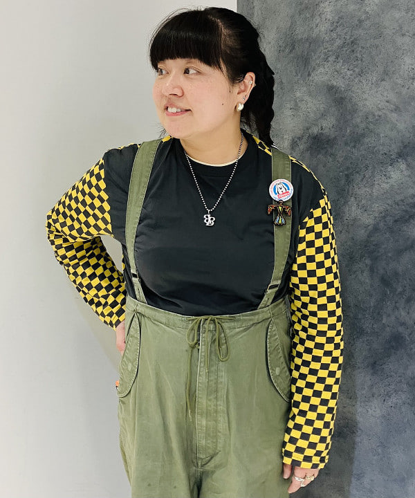 佐藤 歩さんの「BEAMS WOMEN｜BEAMS BOY / US ARMY オーバー パンツ」を使ったコーディネート