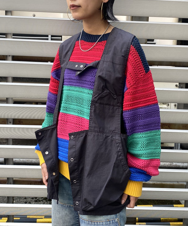 オカモト ミサキさんの「BEAMS WOMEN｜B.MULTI_MESH_BDR」を使ったコーディネート