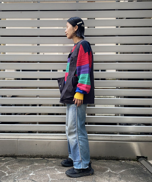 オカモト ミサキさんの「BEAMS WOMEN｜B.MULTI_MESH_BDR」を使ったコーディネート