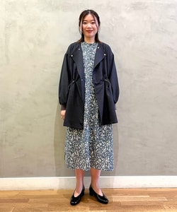 BEAMS HEART (BEAMS HEART)【3/13新品降價】抽繩花朵圖案洋裝