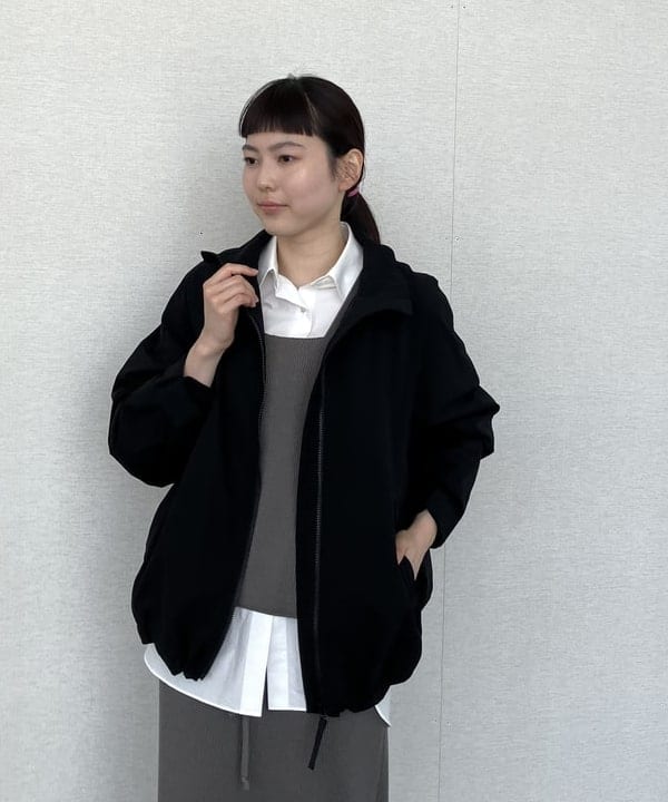 Ichika Hondaさんの「BEAMS WOMEN｜LEE × Demi-Luxe BEAMS / オーバースタンドブルゾン.M」を使ったコーディネート