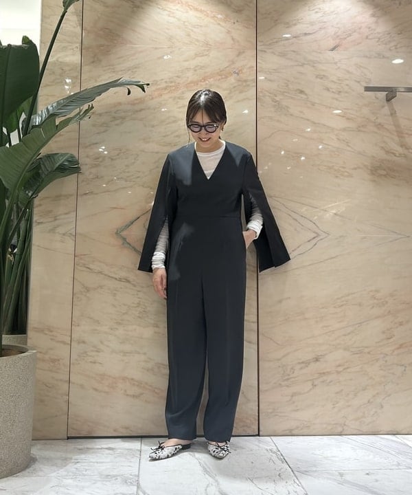 西村 章代さんの「BEAMS WOMEN｜シアーコットン ロングスリーブ Tシャツ」を使ったコーディネート
