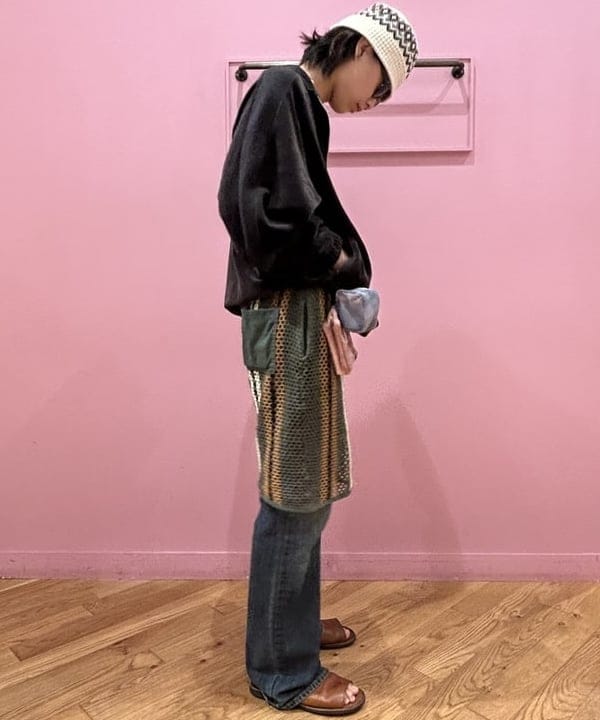 shimaさんの「BEAMS WOMEN｜ジャカードニット バケット ハット」を使ったコーディネート