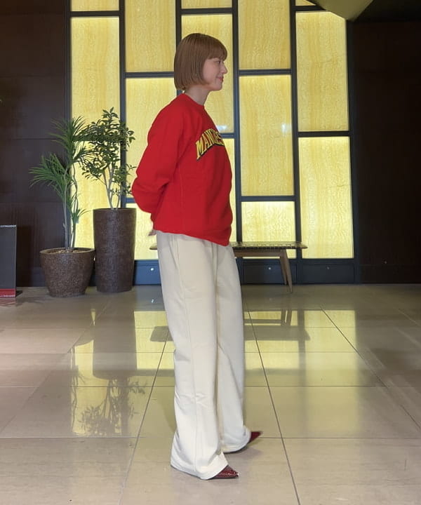 Hazukiさんの「BEAMS WOMEN｜Champion  / 別注 ロング パンツ」を使ったコーディネート